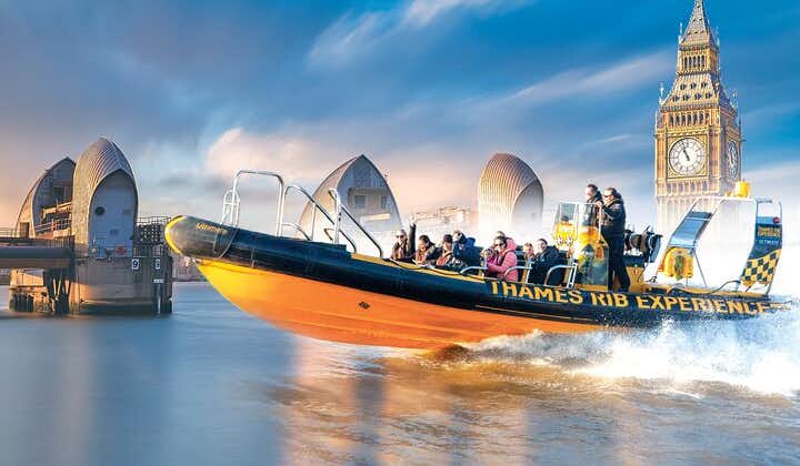 快艇“泰晤士河屏障体验”往返堤岸码头 - 70 分钟