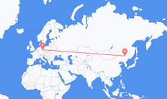 Flyreiser fra Harbin, til Leipzig