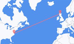 Flyg från Norfolk, USA till Inverness, Skottland