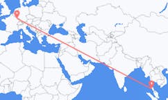 Flights from Krabi, Thailand to Metz, France