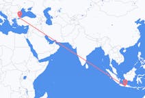 Flyreiser fra Yogyakarta, Indonesia til Istanbul, Tyrkia