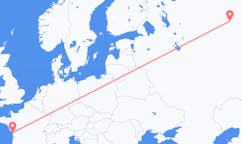 Flights from Syktyvkar, Russia to La Rochelle, France