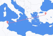 出发地 突尼斯恩菲达目的地 土耳其埃斯基谢希尔的航班