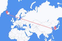 Flüge von Kumamoto, Japan nach Reykjavík, Island