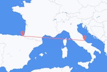 Fly fra Pescara til San Sebastián