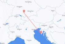 Flyreiser fra Pula, Kroatia til Memmingen, Tyskland