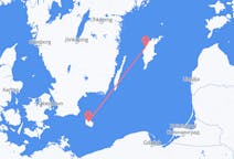 Vluchten van Bornholm naar Visby