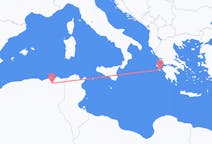 Vluchten van Constantine, Algerije naar Zakynthos-eiland, Griekenland