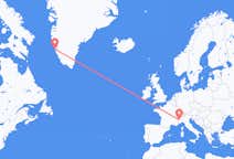 Flyrejser fra Torino til Nuuk