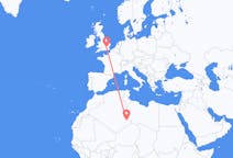 Flights from Djanet, Algeria to London, England