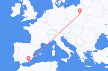 Vluchten van Almeria, Spanje naar Warschau, Polen