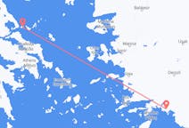 Flyg från Skiáthos, Grekland till Dalaman, Turkiet