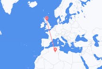 Flyreiser fra Hassi Messaoud, Algerie til Edinburgh, Skottland