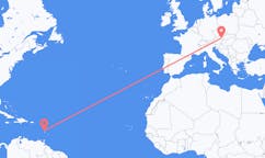 Flights from Fort-de-France, France to Vienna, Austria