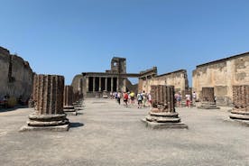 Visite guidée de Pompéi et le Vésuve avec billet d'entrée coupe-file au depart de Sorrente