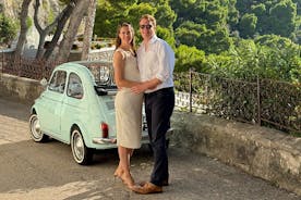 Private Photo Experience with Fiat Convertible from 60s in Capri