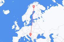 Flyrejser fra Pajala, Sverige til Sarajevo, Bosnien-Hercegovina