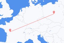 Flights from Łódź to Poitiers