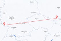 Loty z miasta Saarbrücken do miasta Katowice