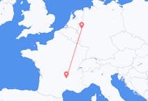 Vluchten van Le Puy-en-Velay, Frankrijk naar Duesseldorf, Duitsland