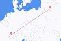 Voos de Vilnius, Lituânia para Berna, Suíça