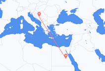 出发地 埃及出发地 樂蜀飞往波斯尼亚和黑塞哥维那塞拉耶佛的航班