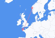 Flights from Quimper, France to Bergen, Norway
