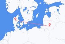 Flights from Kaunas, Lithuania to Karup, Denmark