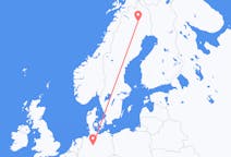 Flyrejser fra Gällivare, Sverige til Hannover, Tyskland