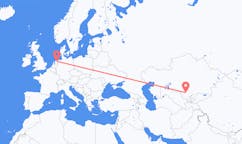 Flüge von Türkistan, Kasachstan nach Groningen, die Niederlande