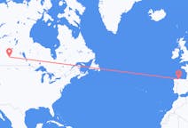 Flyrejser fra Saskatoon, Canada til Santiago del Monte, Spanien