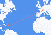 Flights from Santo Domingo, Dominican Republic to Lyon, France