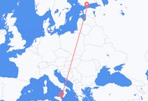 Flüge von Tallinn, Estland nach Catania, Italien