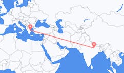 出发地 印度瓦拉納西目的地 希腊斯基亚索斯的航班