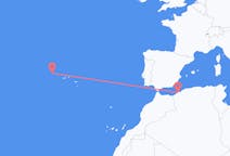 Flights from Oran, Algeria to Flores Island, Portugal