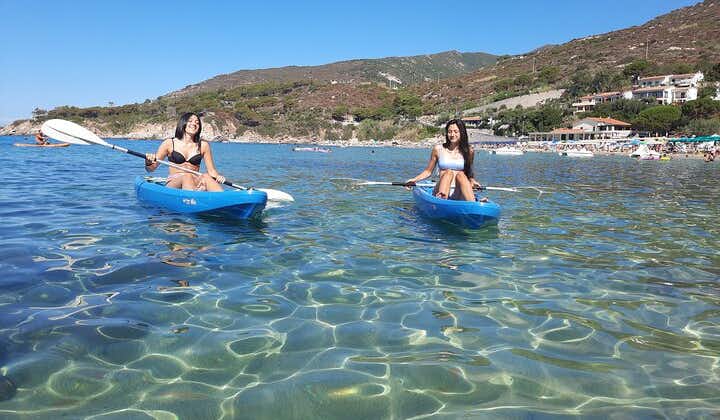 Excursion in the Crystalline Sea of the Island of Elba in Sup and Canoe