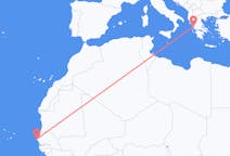 Flyg från Dakar till Preveza