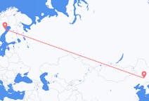 Flyrejser fra Changchun, Kina til Skelleftea, Sverige