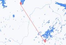 Vluchten van lakselv, Noorwegen naar Ivalo, Finland