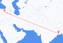 Flights from Kolkata, India to Bingöl, Turkey