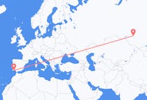 Flüge von Nowosibirsk, Russland nach Faro, Portugal