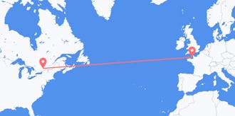 出发地 加拿大目的地 泽西岛航班