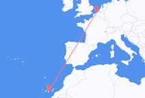 出发地 比利时出发地 奥斯坦德目的地 西班牙拉斯帕尔马斯的航班