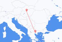 Lennot Thessalonikista Budapestiin