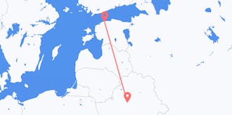 Flights from Estonia to Belarus
