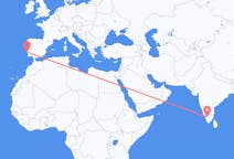 Vluchten van Coimbatore, India naar Lissabon, Portugal