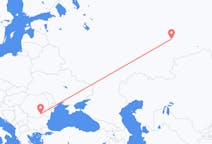 Voli from Ekaterinburg, Russia to Bucarest, Romania