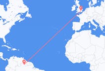 Flights from Boa Vista, Brazil to London, England