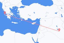 Flyreiser fra Najaf, til Kefallinia