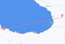 Flyreiser fra Kutaisi, Georgia til Samsun, Tyrkia